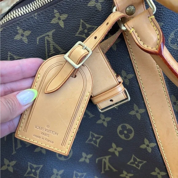 Authentic Louis Vuitton Brown Monogram Keepall Duffel Bag Final price! - Picture 5 of 15